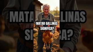 Matar gallinas significa shorts soñar gallinas [upl. by Lemart]