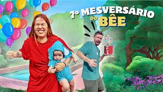 Diário do Bêe  MESVERSÁRIO de 7 MESES do BÊE  EP207 [upl. by Grosvenor644]