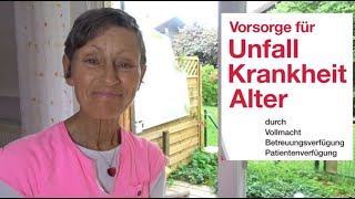 🌸 Vorsorge für UNFALL KRANKHEIT und ALTER 🌸 ❤ NOTFALLMAPPE ❤ PATIENTENVERFÜGUNG ❤ VOLLMACHT [upl. by Kendra]