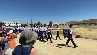 2022 Civil Air Patrol California Wing encampment parade at Camp Roberts [upl. by Acirfa379]