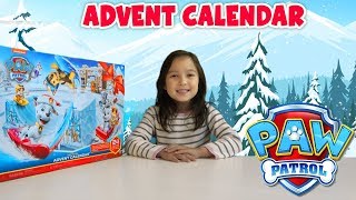 2019 PAW PATROL ADVENT CALENDAR UNBOXING with Surprise Toys [upl. by Oliva777]