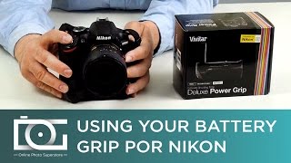 Battery Grip for NIKON Cameras  Tutorial [upl. by Valdis]