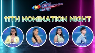 PBB Gen 11 11TH NOMINATION NIGHT  POSSIBLE NOMINATED HOUSEMATE [upl. by Claudina562]