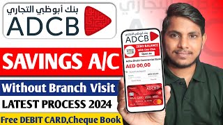 Open Adcb Bank Saving And Call Account in UAE  How To Open ADCB Bank Saving account Opening online [upl. by Brander30]