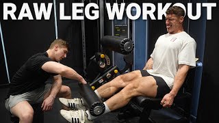 Leg Workout with my Brother  How we train Quads Hamstrings and Calves [upl. by Lindeberg]