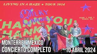 Concierto Completo Milky Chance Living in a haze Tour 2024 Monterrey Mexico 10 Abril 24 En Vivo Live [upl. by Imre]