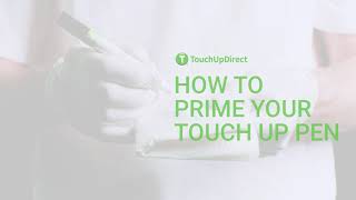 How to Prime Your Touch Up Pen [upl. by Klatt]