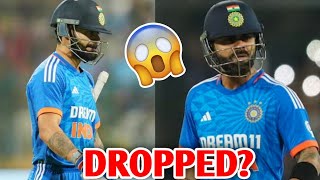 Virat Kohli to be DROPPED from T20 World Cup Squad 😥 Virat Kohli India Cricket News [upl. by Ernestine250]