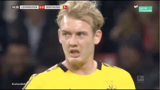 Julian Brandt vs Bayer Leverkusen Away HD 08022020 [upl. by Ahsiadal]