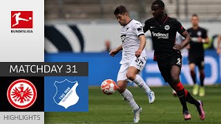 Eintracht Frankfurt  TSG Hoffenheim 22  Highlights  Matchday 31 – Bundesliga 202122 [upl. by Nivel]