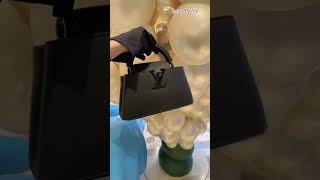 Brand New LE Loui Vuitton Black Leather Purse Capucines BB designerbags designer [upl. by Brause]