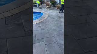 HOW TO ACTIVATE POLYMERIC SAND AFTER YOU SPRAY SEALER brick paver sealer sand joint wow water [upl. by Oderfodog]