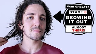 ✅ Hair Update  Stage 8 Growing My Hair Out  Mens Undercuts [upl. by Hoopen]