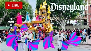 LIVE Disneyland Magic Happens Parade Together Forever Pixar Fireworks Characters Rides DCA [upl. by Levon]