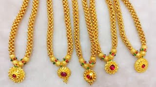 New Maharashtrian Thushi designs  Maharashtrian Thushi with weight and price  Part2 [upl. by Zena]