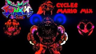 Cycles D Side Mario Mix Friday Night Funkin D Sides Motors D Sides [upl. by Novah]