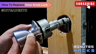 how to change door lock DIY [upl. by Wendt]