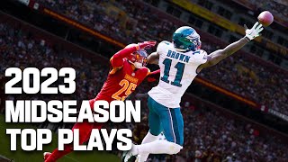 Top Plays at Midseason  2023 NFL Highlights [upl. by Lotsyrk]