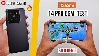 Xiaomi 14 Pro Pubg Test With FPS Meter Heating and Battery Test  Gaming Beast 💪 [upl. by Stedt171]