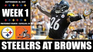 Steelers  Browns 🏈 Week 1 NFL Preview 2017 [upl. by Enahc286]