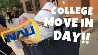 COLLEGE MOVE IN DAY VLOG NAU  DISASTER [upl. by Neliak]