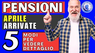 🔴 5 MODI PER VERIFICARE LIMPORTO PENSIONI PRIMA DEL CEDOLINO APRILE 2024 👉 TRUCCHI ✅VERIFICA ORA❗️ [upl. by Cha546]