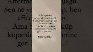 Frida kahlo özlüsözler edebiyat ozler kitap ozser aşk guzel quotes enguzel music [upl. by Samaria]