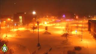 Northern Michigan Lake Effect Snow Storm Live Cam Recording [upl. by Adnama759]