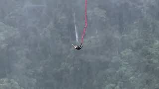 Bungee and Super Swing Monteverde Extremo Park Costa Rica [upl. by Schumer932]