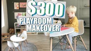 KMART amp IKEA Minimalist Playroom Makeover  Under 300 Budget [upl. by Jenine]