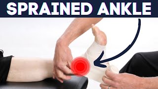 Sprained Ankle How to Wrap Ankle Sprains  Correct [upl. by Afatsum]