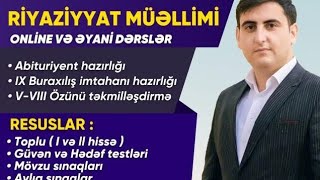 Riyaziyyat test toplusu 2023  I Hissə  Çoxbucaqlılar səh 193195 [upl. by Annanhoj]