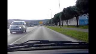 Koper Slovenia Driving Spar Hyper Market  Kopalisce Koper Parking [upl. by Crescin]