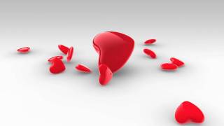 heartswwwistockpluscom  Free falling hearts animation  motion graphic [upl. by Ermine897]