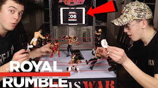 Royal Rumble WWE Action Figure Match [upl. by Seuqramed]