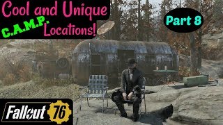 Fallout 76 Cool and Unique CAMP Locations Part 8 [upl. by Wynne]