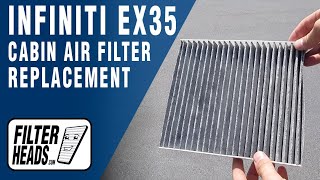 How to Replace Cabin Air Filter 2008 Infiniti EX35 [upl. by Eelak]