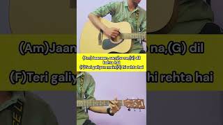 Jaana Samjho Na  Easy Guitar Chords  Guitar Tutorial [upl. by Anaerda]