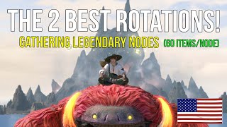 FFXIV 61  2 Best Gathering Rotation for Legendary Nodes [upl. by Evalyn666]