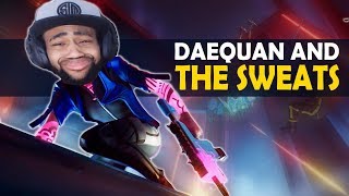 DAEQUAN AND THE SWEATS  MANBUN REVEAL [upl. by Gabbert]