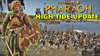 New Update Total War Pharaoh High Tide  New Faction SHERDEN vs Ramesses Epic Battle Gameplay [upl. by Garvey479]