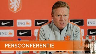 Persconferentie vooruitblik Slowakije  Nederland [upl. by Wiltshire]