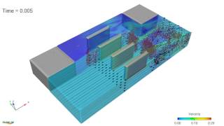 Electroosmosis micro pump simulation [upl. by Verena145]