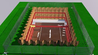 Foundation construction step by step Part 1 of 3 Deep Excavation [upl. by Kahn]