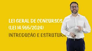 Lei Geral dos Concursos Públicos [upl. by Netsrak]