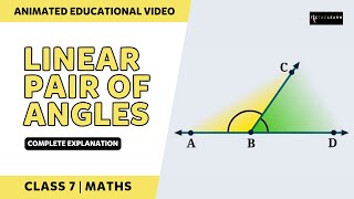 Linear Pair of Angles  Complete Explanation  Class 7 Maths  TicTacLearn English [upl. by Esertak801]