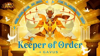 Gavus  Keeper of Order Hero Guide AFK ARENA [upl. by Egnalos]