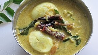 Nadan Mutta Curry  Kerala Egg Curry With Coconut Milk  Nisa Homey [upl. by Iadrahs508]