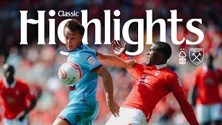 Hammers Run Riot at the City Ground  Nottingham Forest 14 West Ham  Classic Highlights [upl. by Idnahr]