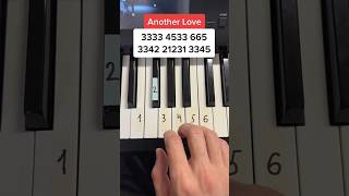 Another Love Tutorial Piano Video shots piano pianomixmusic [upl. by Guinna]